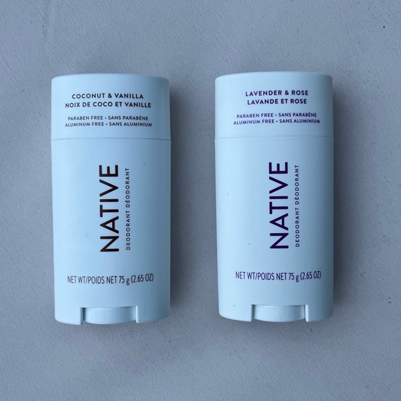 2 Sealed NATIVE natural deodorants lavender & rose, coconut & vanilla - Picture 3 of 8